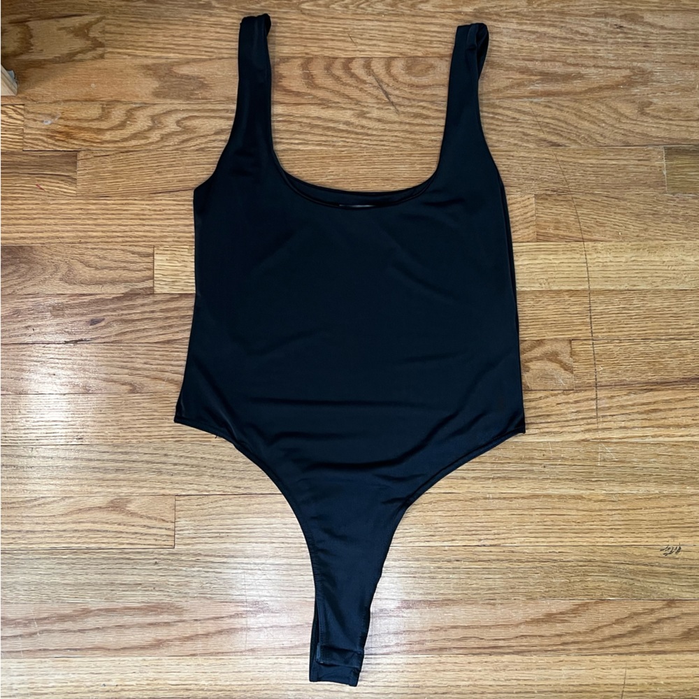 Black Simple Bodysuit